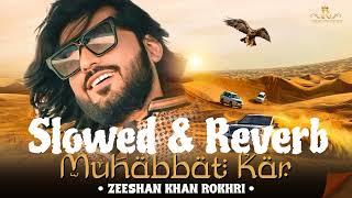 Muhabbat Kar Zeeshan Rokhri Ghani  Slowed amp Reverb   LatestSong  Rokhri Production [upl. by Ynehteb]