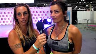 Nathalie et Jessica candidates à KohLanta au Salon International du Sport au Féminin [upl. by Nivart]