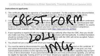 CREST FORM 2024 FOR IMGs  APPLY MSRA EXAM  UK 🇬🇧 ALL YOU NEED TO KNOW AS AN IMG [upl. by Aroled]