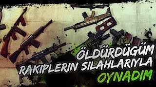 RAKİPLERİN SİLAHLARIYLA OYNADIM PUBG Mobile [upl. by Mirth]