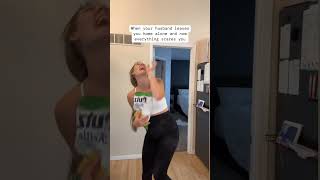 Even the sound of the ice maker makes me jump 😆 funnyshorts pregnant marriedlife [upl. by Eirrem666]