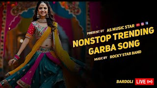 Nonstop Garba Ras 2024  Rocky Star Band  PintuBhai  Navratri Celebrations At Bardoli  Trending [upl. by Celio]