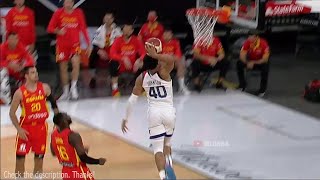 Keldon Johnson with a slam dunk as team USA leads Spain [upl. by Marta]