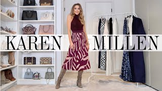 HAUL amp TRY ON  Winter 2020  Karen Millen Huge Black Friday Discount [upl. by Igig]