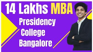 Presidency college bangalorePresidency UniversityPresidency mba collegePgcet 2024 option entry [upl. by Atekram]