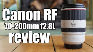 Canon RF 70200mm f28 REVIEW vs EF first KILLER lens for EOS R [upl. by Erlina]