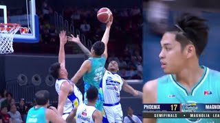 Ricci Rivero SHOCKS Abueva amp Sangalang w INSANE Verticality on his layup [upl. by Melodie28]