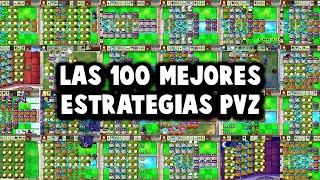 100 ESTRATEGIAS PERFECTAS DE SUPERVIVENCIA INFINITA PVZ [upl. by Yenahteb]