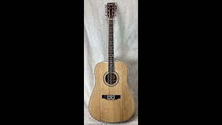 Mandocello conversion of a Tanara Dreadnaught Guitar [upl. by Thesda]