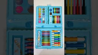 ultimate 68 pieces art kit  colour pencils crayons water colours stationery schoolsupplies [upl. by Kenway695]