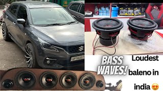 MARUTI SUZUKI BALENO  LODEST IN INDIA  AUDIO UPGRADE  DD AUDIO NEW DELHI KAROL BAGH [upl. by Eillak323]