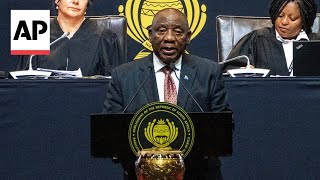 Cyril Ramaphosa reelected as South Africa president for second term [upl. by Lawry]