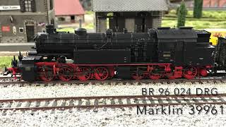 Br 96 024 DRG mit guterzug [upl. by Marzi]