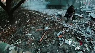 Toretsk  27092024 Epic Video Of Ukrainian Sappers Planting Explosives Under A HighRise Building [upl. by Abixah452]