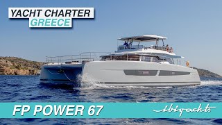 Fountaine Pajot Power 67  luxury catamaran for charter in Greece [upl. by Giustina]