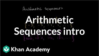 Introduction to arithmetic sequences  Sequences series and induction  Precalculus  Khan Academy [upl. by Currier657]