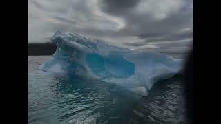 Iceberg Boat Tour by Locals Qarqortoq Greenland 30Aug24 [upl. by Maure]