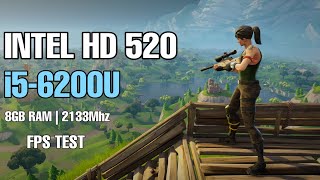 Fortnite OG on i5 6200U 8gb ram INTEL HD 520 Fps Test [upl. by Ahsien]