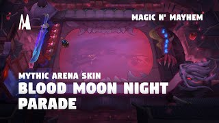 BLOOD MOON NIGHT PARADE  MYTHIC ARENA SKIN  TFT SET 12 [upl. by Lerrehs]