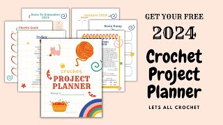 Crochet Project Planner 2024 [upl. by Abla]