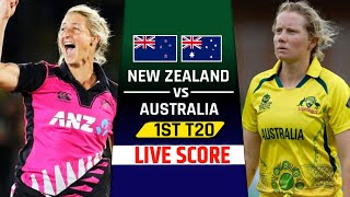 Live Australia Women vs New Zealand Women 1st T20  AUSW vs NZW Live Score and Commentary 2024 [upl. by Croft681]