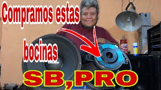 Compramos estas bocinas SBPRO [upl. by Analed241]