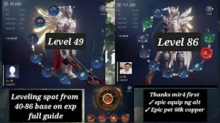 MIR4 LEVEL 4086 SPOT LEVELING  FIRST EPIC EQUIP SA ALT [upl. by Nims]