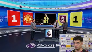 Man Utd drawn by Burnley at Old Trafford 11 Postmatch analysis Pundit Reviews Interviews [upl. by Eerot122]