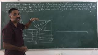 Projection of Solids  Second Problem  In Malayalam [upl. by Akihsan]