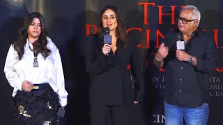 Kareena Kapoor Ekta Kapoor amp Hansal Mehtas Reaction On Womens Safety  The Buckingham Mu₹ders [upl. by Mattah]