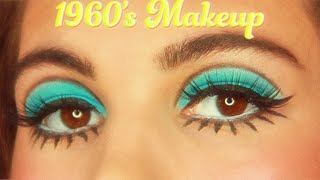 60s ICONIC EYE MAKEUP TUTORIAL  Twiggy Inspired Makeup [upl. by Eznyl117]