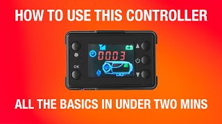 Chinese diesel heater controller functions  A quick guide [upl. by Dalis]