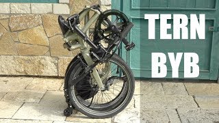 Tern BYB bring your bike  Faltrad mit neuem Faltsystem [upl. by Annyrb]