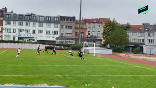 49MATCH CHAMPIONNAT U15 RWDM B vs U15 CROSSING SCHAERBEEK BFIN [upl. by Schuman]