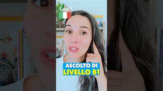 Prova a fare questo Esercizio di Ascolto Italiano 🇮🇹 Livello B1 livellob1 italianonline [upl. by Eramal962]