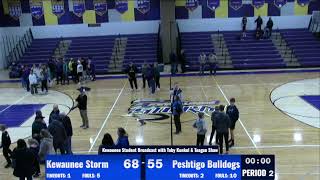 Kewaunee Student Broadcast Vs Peshtigo [upl. by Ainna]