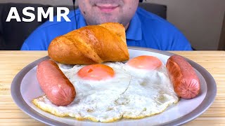 ASMR MUKBANG BREAKFAST FRIED EGGS WITH SAUSAGES EATING SOUNDS EATING SHOW NO TALKING [upl. by Artenal905]