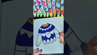 Sunnie Creative  Comfy Calm Coloring Book  Asmr Colouring  Pullover [upl. by Ayouqat]