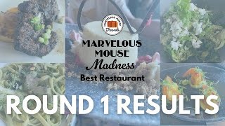 Best Disney World Resort Restaurant  First Round Results  Marvelous Mouse Madness [upl. by Wylma]