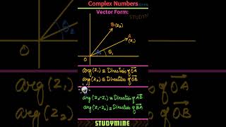 Complex Number  Vector Form [upl. by Enairb]