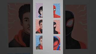 Spider Man Verse 3 Paper Craft Matching Challenge spiderman shorts craft [upl. by Hathcock]