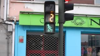 Animated crosswalk signal Spain [upl. by Arukas177]