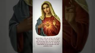 Prayer to immaculate Heart of Mary for Protection [upl. by Ainattirb]