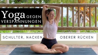 Yoga gegen Verspannungen im Schulter Nackenbereich  Anfänger  13 Min [upl. by Strader938]