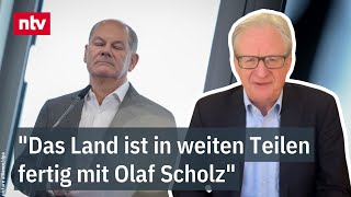 Von Lucke zu SPDKanzlerkandidat quotDas Land ist in weiten Teilen fertig mit Olaf Scholzquot  ntv [upl. by Minsat593]