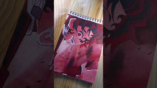 The demon slayer awakens tanjiroart animeart art drawing timelapspainting trendingshorts [upl. by Htnamas]