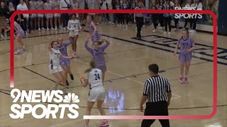 Ralston Valley girls hoops edges Arvada West [upl. by Refynnej]