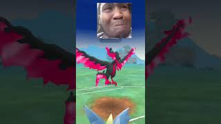 Galarian moltres vs kyurem pvpbattle inpokemongo trendingshorts [upl. by Weinstein]