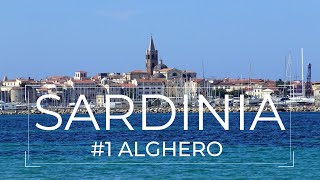 Alghero Sardinia Italy amp Alghero beach amp LAlguer Sardegna Italia amp Capo Caccia amp travel video vlog [upl. by Yenhoj]