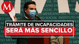 Permiso covid 30 flexibiliza trámites del IMSS Zoé Robledo [upl. by Ayitahs]